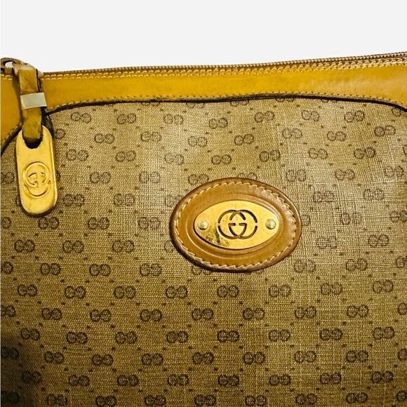 Gucci micro gg canvas and red and green web cross body bag - Picture 13 of 16